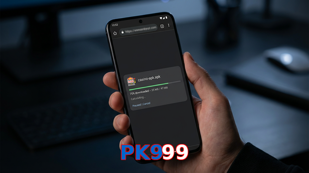 Main screen of PK999 apk page for PK players